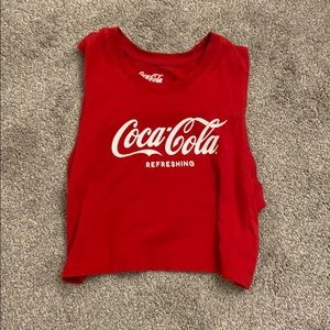 red “Coca-Cola” cropped tank!